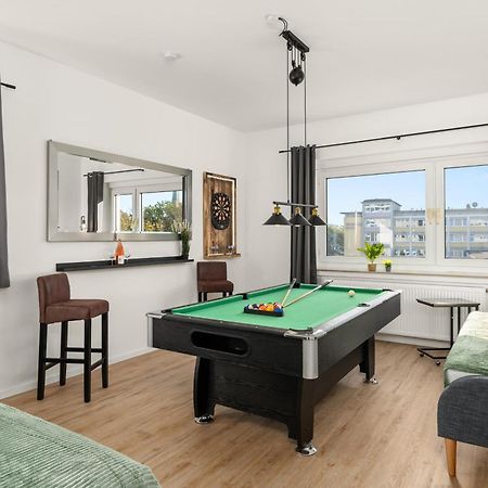 Homely-Apartment Manhattanart, Zentral, Parkplatz, Billard,Ps4, Dart, Balkon Bielefeld Kültér fotó