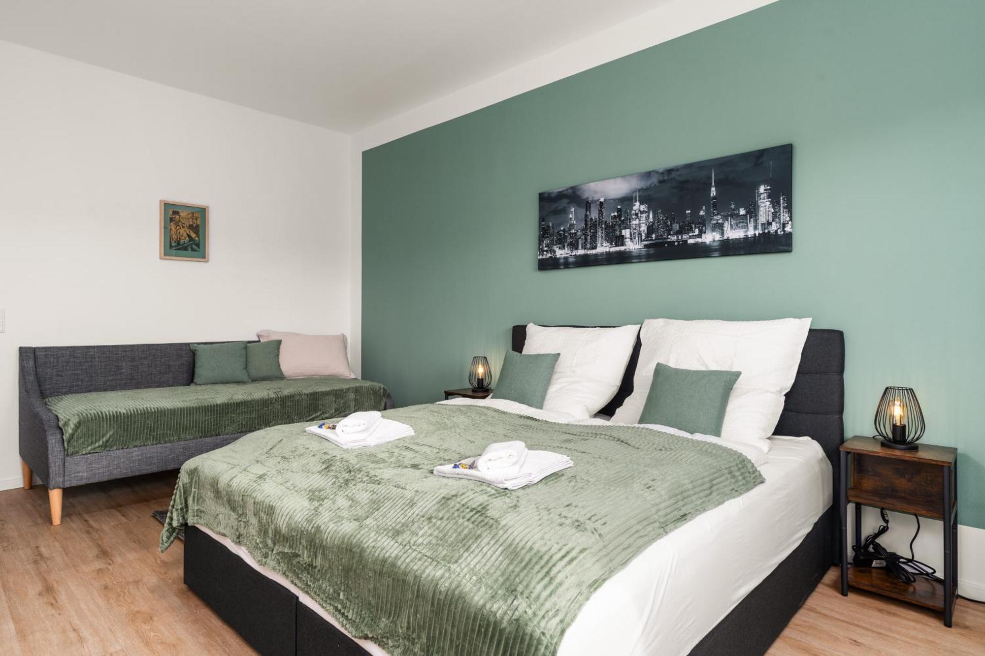 Homely-Apartment Manhattanart, Zentral, Parkplatz, Billard,Ps4, Dart, Balkon Bielefeld Kültér fotó