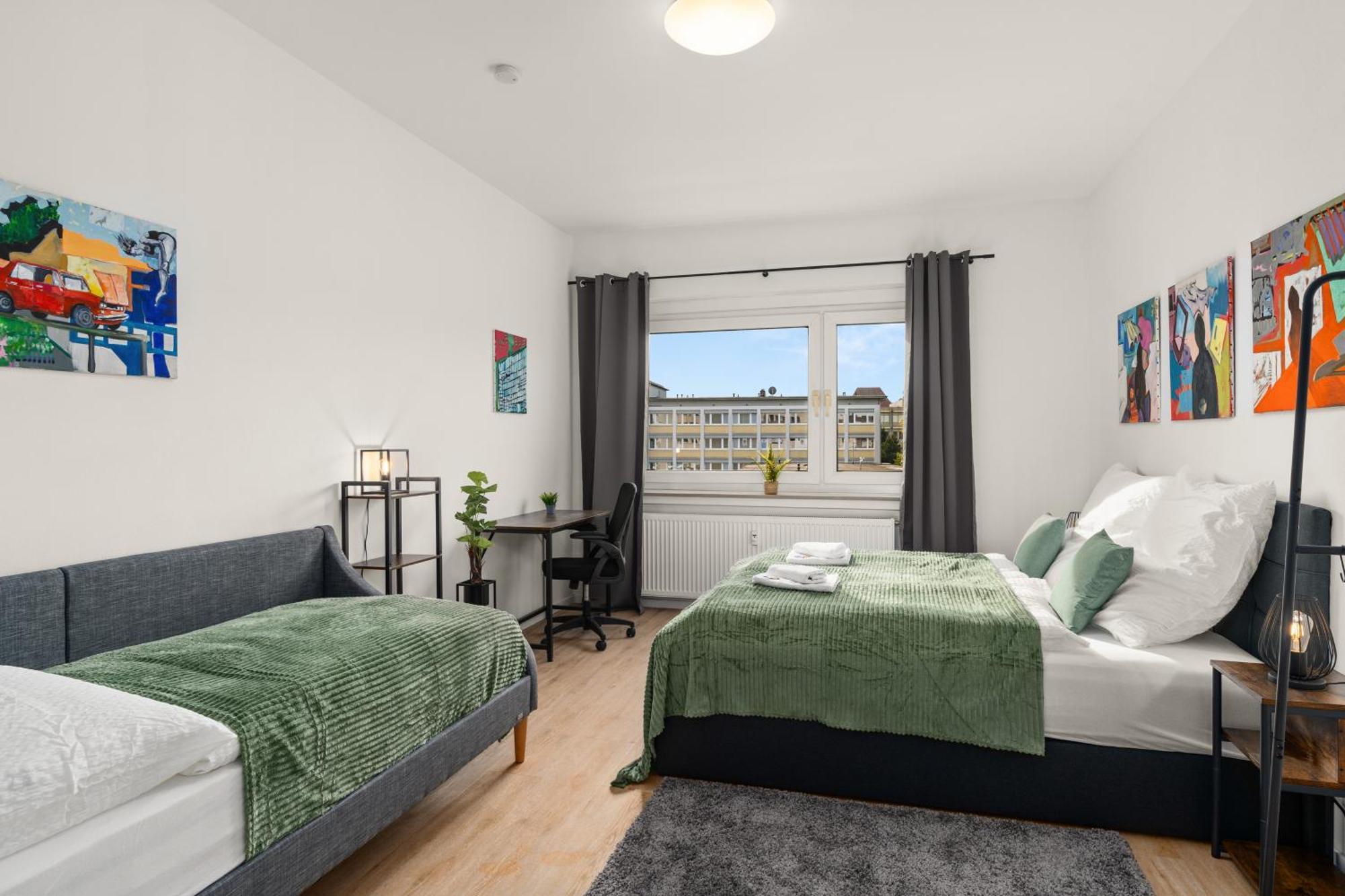 Homely-Apartment Manhattanart, Zentral, Parkplatz, Billard,Ps4, Dart, Balkon Bielefeld Kültér fotó
