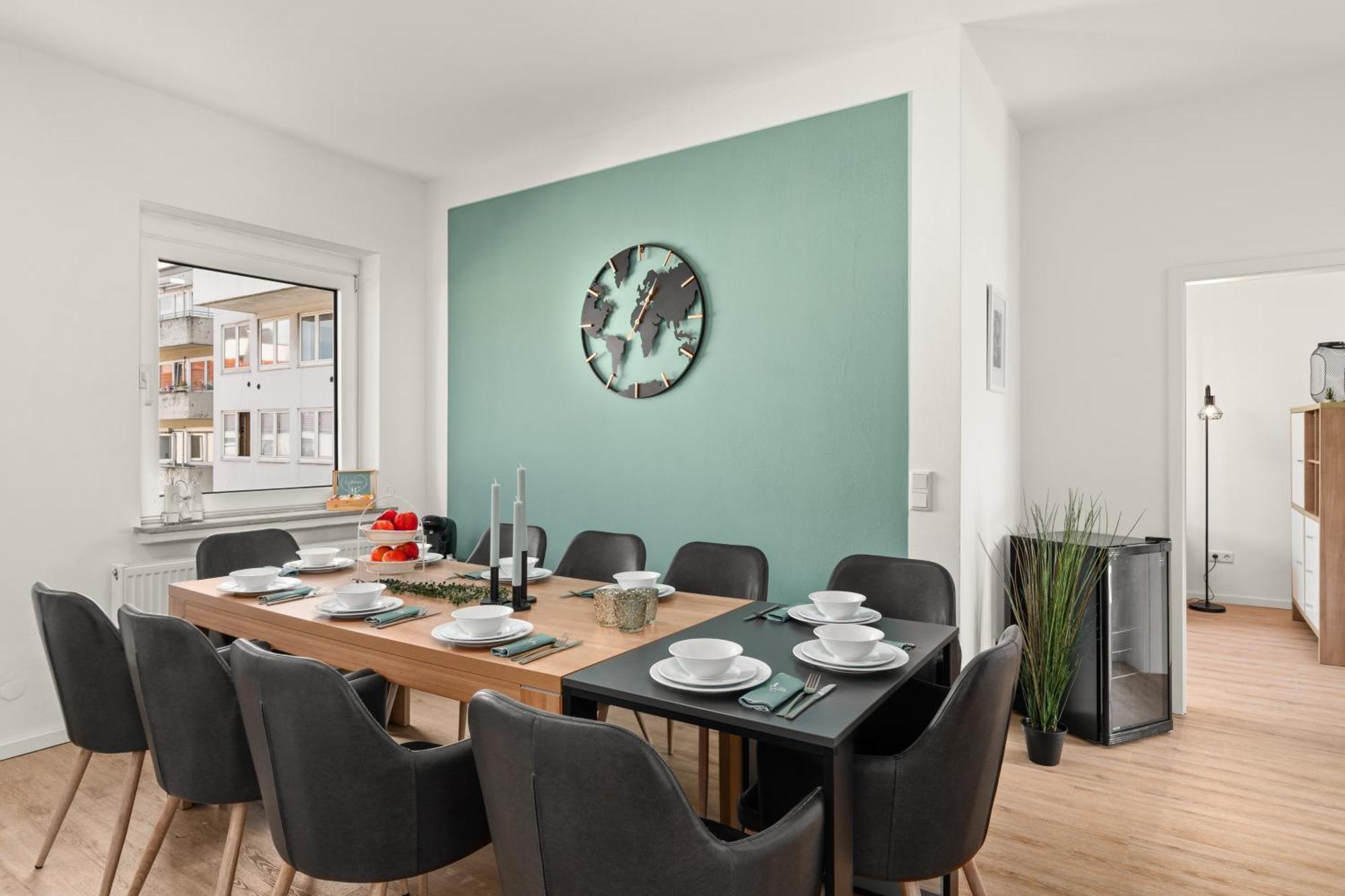 Homely-Apartment Manhattanart, Zentral, Parkplatz, Billard,Ps4, Dart, Balkon Bielefeld Kültér fotó