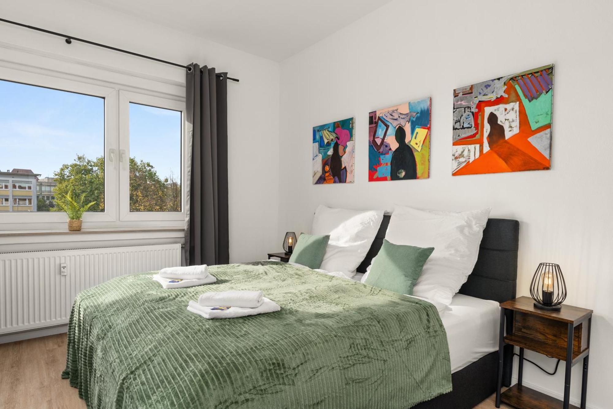 Homely-Apartment Manhattanart, Zentral, Parkplatz, Billard,Ps4, Dart, Balkon Bielefeld Kültér fotó